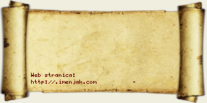 Kaća Ćosić vizit kartica